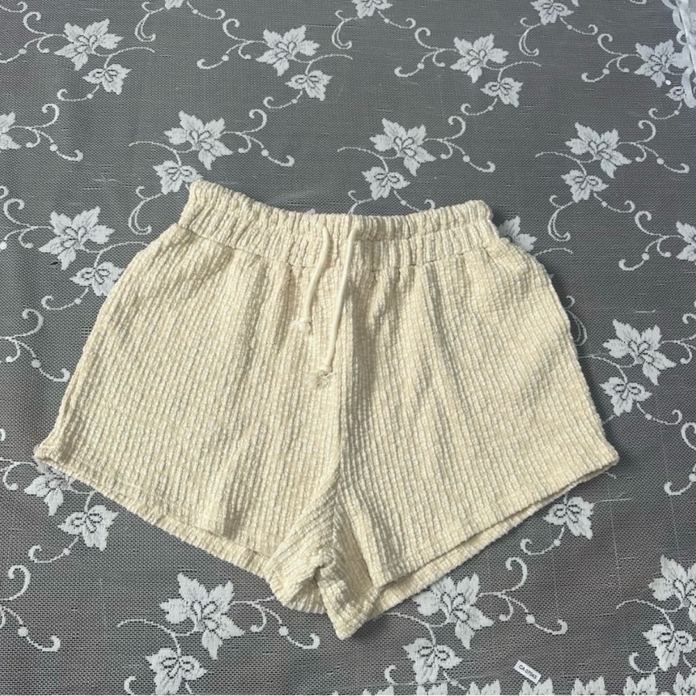 Free People Beach Drawstring  Shorts Sz Small
